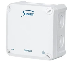 Simet PUSZ.N/T SNFK08, 85X85X54, IP66 Baltas