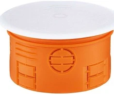 Simet 33073008 Įleidžiamoji dėžutė 80 mm su oranžiniu dangteliu Z80KF 33073008 /30 vnt./