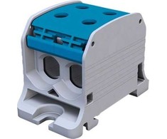 Simet STB 50-2 Al/Cu srieginio bėgio jungtis 87320 SIMBLOCK mėlyna