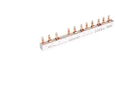 Simet 81998206 Jungiamoji šyna - kaištis, 3 fazių 80A, 12 modulių 16 mm - apsaugotas liekamosios srovės prietaisas 81998206