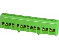 Morek Simet Clamp on TS35 izoliated protection PE 15x16mm2 žalias 870S- 15FS (89825005)