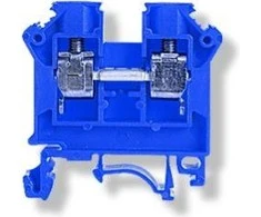 Simet 11521313 2 laidų šynų gnybtų blokas 10 mm2 mėlynas NAUJAS ZSG 1-10.0Nn 11521313