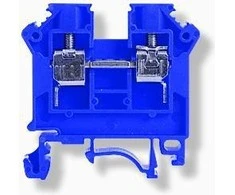 Simet 11421313 2 laidų šynų jungtis 6mm2 mėlyna NEW ZSG 1-6.0Nn 11421313