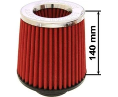 Simota_F SIMOTA kūginis filtras JAU-X02102-06 80-89 mm raudonas