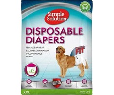 Simple Solution Simple Solution Vienkartinės sauskelnės moterims XXL, 12 vnt.