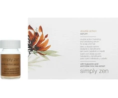 „Simply Zen“ dvigubo poveikio nenuplaunamas galvos odos serumas, skirtas tankumui ir gyvybingumui, 12 vnt., 5 ml