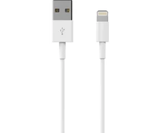 Sinox Beslag Sinox Lightning cable. 1m. Baltas, 1 m, Lightning, USB A, Male, Male, Baltas (SOE02501)