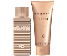 Sirowa BUGATTI Vyriškas dovanų rinkinys Iconiq Gold (tualetinis vanduo 100 ml + dušo gelis 200 ml)