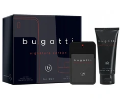 Bugatti Signature Carbon rinkinys vyrams (EDT, 100 ml + dušo želė, 200 ml)