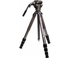 Sirui Pilot Series Alu Tripod GT04+GT5 Videohead Pilkas