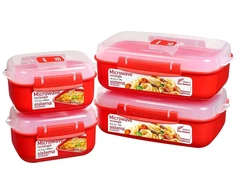 Sistema - Microwave Heat and Eat 4 pack (82005)