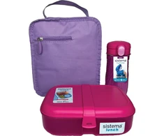 Sistema Sistema LunchTime 3 Pack - Rožinė/Violetinė