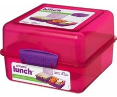 Sistema SISTIMA Pietūs Cube Spalvotas konteineris 1.4L (31735)