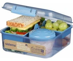 Sistema sistema To Go Box Bento Cube recyceltes PP 1,25 l 1 vnt.