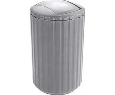 Šiukšlių dėžė, Swing Bin, pilkas, 3l, WENKO