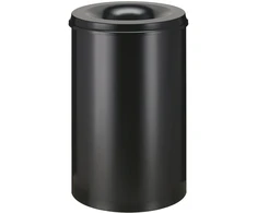 Šiukšliadėžė Aptel Fire-retardant waste bin V-Part juodas powder-coated steel 110 l fireproof