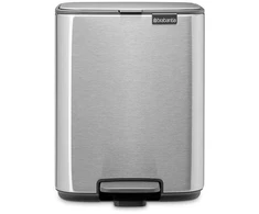 Brabantia atkritumu tvertne ar pedāli Bo, 7l, matt steel FPP