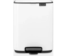 Šiukšliadėžė Brabantia Brabantia Bo Pedal Bin 4L - Baltas