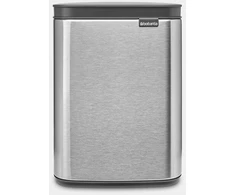 Brabantia Bo Waste Bin, 4L - Matt Steel Fingerprint Proof