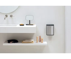 Brabantia Bo Waste Bin, 4L - Matt Steel Fingerprint Proof