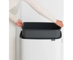 Brabantia atkritumu tvertne Bo Touch, 60l, balta