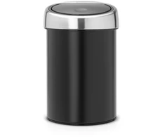 Brabantia Šiukšlių dėžė 3L Touch Bin®, matinė juoda