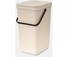 Šiukšliadėžė Brabantia Krepšys Sort &amp; Go 16 L Soft rusvai gelsvas 251740