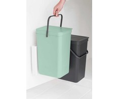 Šiukšliadėžė Brabantia Krepšys szafkowy Sort&amp;Go 2x16l Jade Žalias/ Pilkas 214462