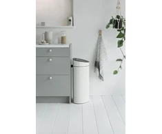 Šiukšliadėžė Brabantia na pedał balta