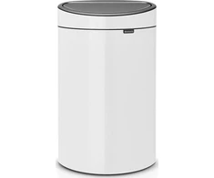 Šiukšliadėžė Brabantia na pedał balta
