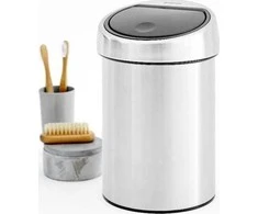 Brabantia Šiukšlių dėžė 3L Touch Bin®, matinis plienas
