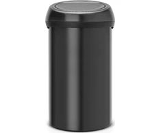 Šiukšliadėžė Brabantia na przycisk juoda