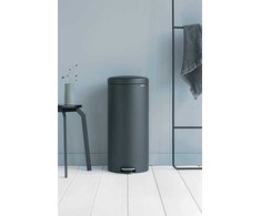 Brabantia „Newicon“ 30 litrų mineralinis begalinės pilkos spalvos bakas