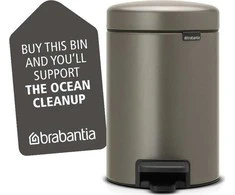 Brabantia Šiukšlių dėžė, NewIcon, 3L - Platinum