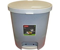 Vastebin Curver pedalas 25L pilkas (CUR000145)