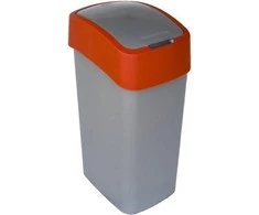 CURVER KOSZ NA ŚMIECI FLIP BIN 50L Raudonas