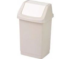 Šiukšlių dėžė CURVER CLICK IT, smėlio sp., 22,9 x 18,9 x 38,1 cm, 9 l