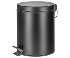 Šiukšliadėžė Donau Home Ze stopką , wolnoopadający, 30l, juoda (45913011-05)