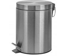 Šiukšliadėžė Donau Home Ze stopką , wolnoopadający, 20l, sidabrinė mat (45912011-19)