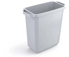 Durable Šiukšlių dėžė rūšiavimui DURABIN® 60L stačiakampė, pilka sp. (dangtis perkamas atskirai)