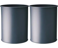 Šiukšliadėžė Durable Krepšys metalowy apvalus 15 Liter antracito