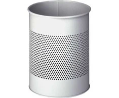 Durable Šiukšlių dėžė Apvali metalinė / ažūrinė šiukšliadėžė 15L ILGA 331010 pilka