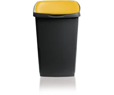 Šiukšliadėžė GioStyle Waste container Eco* solution 45L 37x36x53.5cm dark pilka/yellow (115760058)