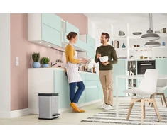 Šiukšliadėžė Hailo Öko* duo Plus M light pilkas matte