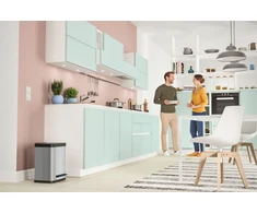 Šiukšliadėžė Hailo Öko* uno Plus M stainless steel