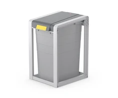 Šiukšliadėžė Hailo Profiline Öko* XL pilkas Base unit