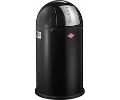 Wesco Šiukšliadėžė juoda 50l Pushboy