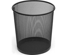 Orion Šiukšlių dėžė 6L metalinė juoda 26x28 cm