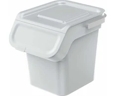 Prosperplast Šiukšliadėžė KADDI Q - šviesiai pilka 20l. Keden
