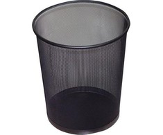 Q-Connect Metalinė šiukšlių dėžė 19l, juoda